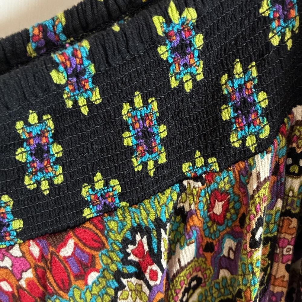 bila Flowy Skirt Boho Hippie Witchy Asymmetrical - Picture 6 of 10